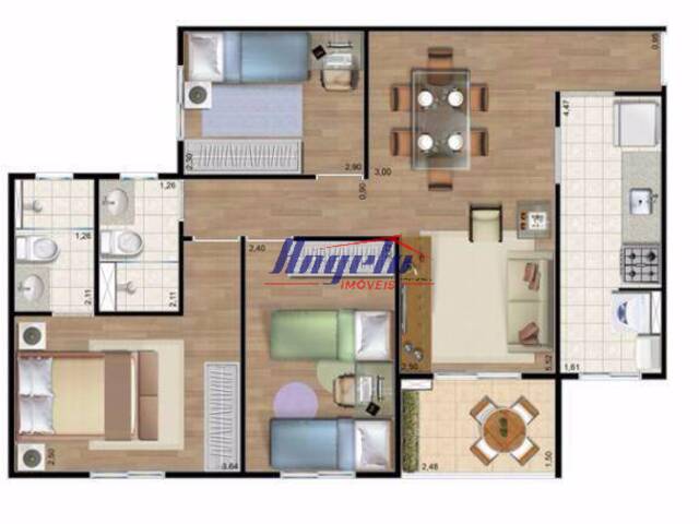 #2194 - Apartamento para Venda em Taubaté - SP